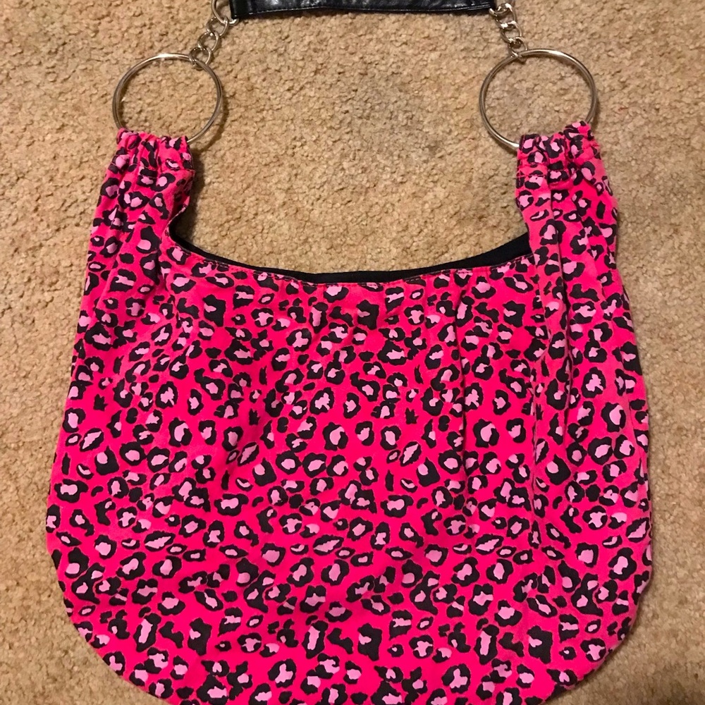 Pink Leopard Tote Bag